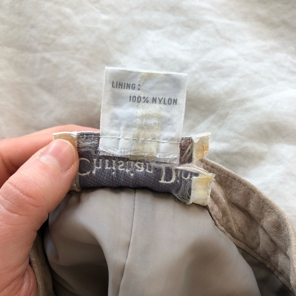 GORGEOUS Vintage Christian Dior suede trouser pants high rise - Picture 16 of 16